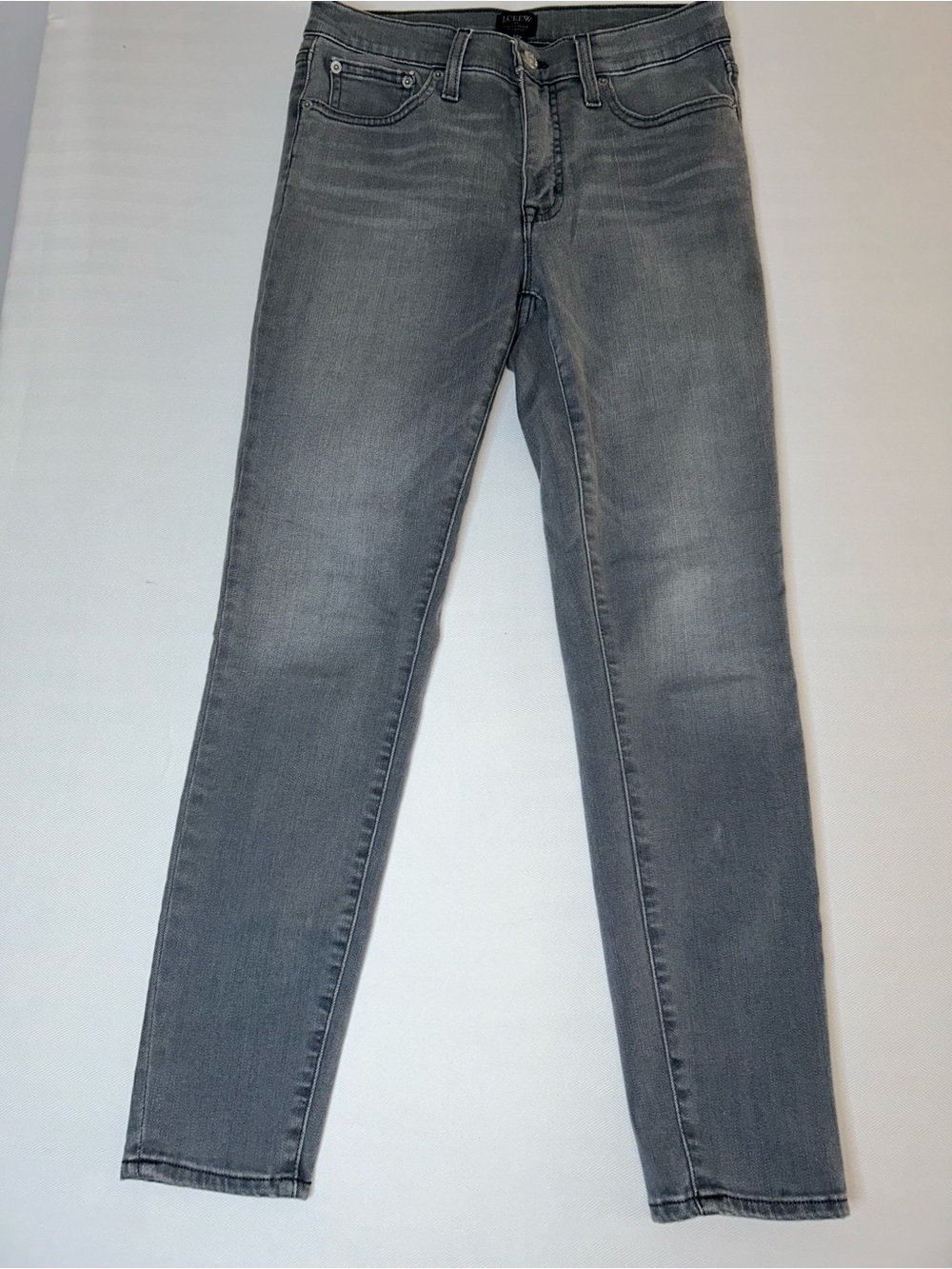 J. Crew Women’s High-Rise Skinny Jean in Ash Grey Charcoal